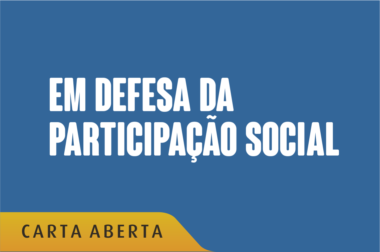 EM DEFESA DA PARTICIPAÇÃO SOCIAL