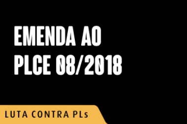EMENDAS AO PLCE 08 2018
