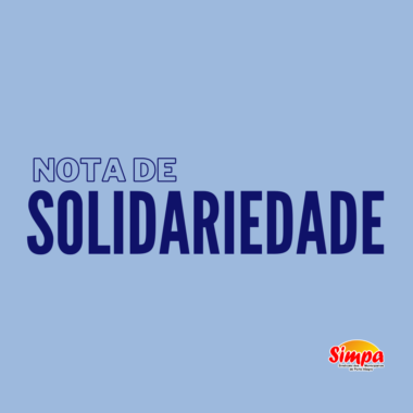 nota de solidariedade