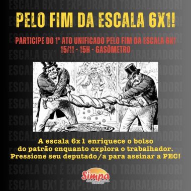 escala 6x1 é exploração do trabalhador! (1)