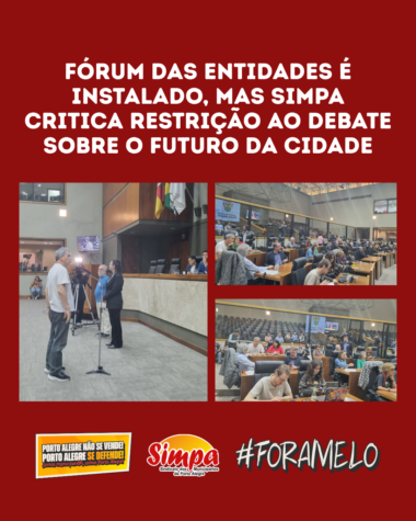 Fórum entidades