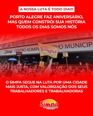 26.3 - aniversário de Porto Alegre